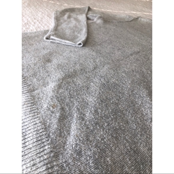 Raw Hemmed & Seamed Grey Sweater - Picture 3 of 14